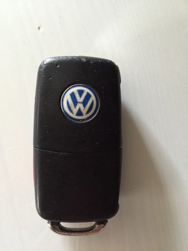 Volkswagen vw flip key remote 5k0827202ae, used, functioning