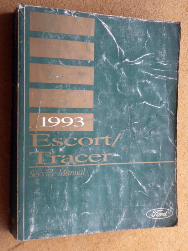 1993 ford escort mercury tracer factory workshop repair manual  