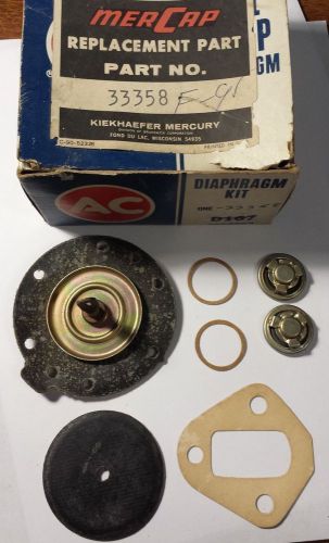 Mercury kiekhaefer 33358 fuel pump diaphragm kit ac d167