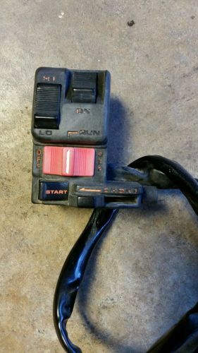 Oem 1985 honda atc big red 250es master switch /start/stop/light/choke