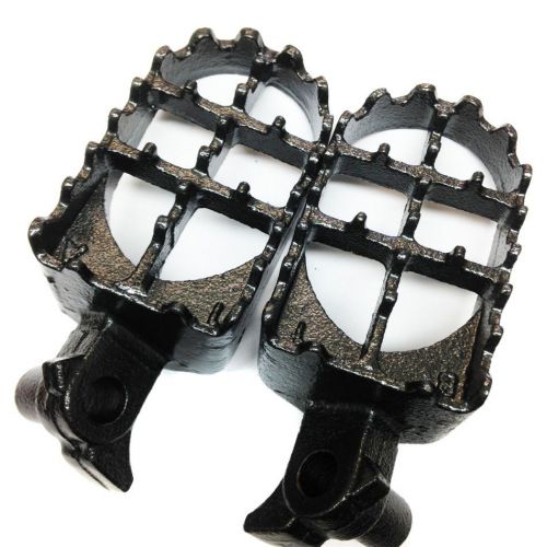 Motorcycle gunmetal black foot pegs for yamaha wr250f wr400f wr426f wr450f yz125