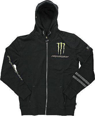 Pro circuit monster blaze premium hooded zip up fleece black