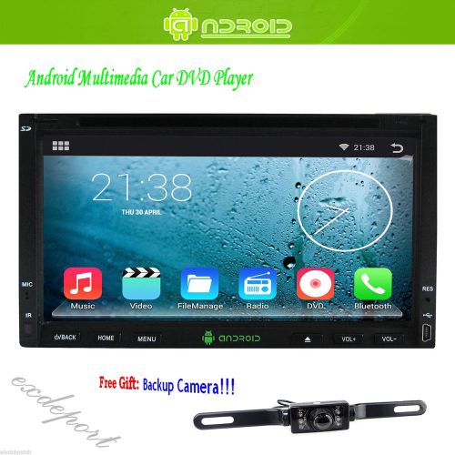 Gps navigation android 4.4 7&#034; 2 din car dvd stereo player 3g wifi ipod bt + map