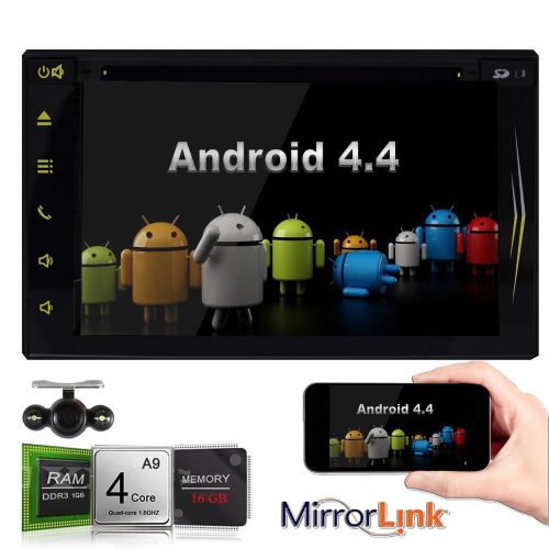 Tocado android 4.4 os car dvd player gps wifi quad core mirror-link+obd2+camera