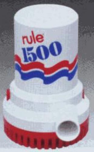 Rule 02 1500 gph  bilge pump 12v auc 14914