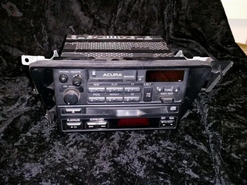 1990-1992 acura integra receiver cassette player and faceplate holder