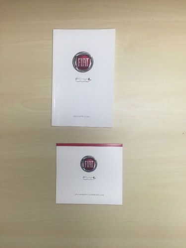 2014 fiat 500l owners manual with dvd. no case