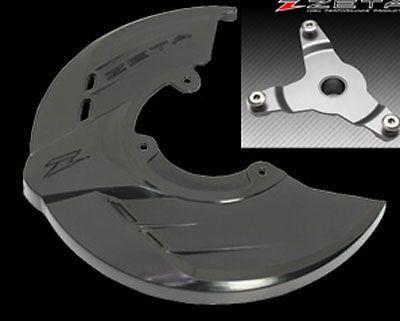 Zeta front brake disc guard black 2004-2012 crf250x crf450x crf 250 450 x (1120)