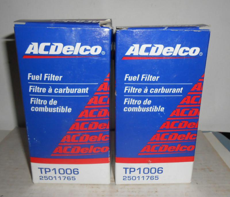 Lot of 2 acdelco professional tp1006 fuel filters nos