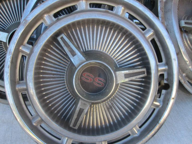 63-64-65 chevy 5 super sport hub caps 