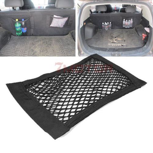 1x back rear trunk seat elastic string net mesh storage pocket cage for honda 7m