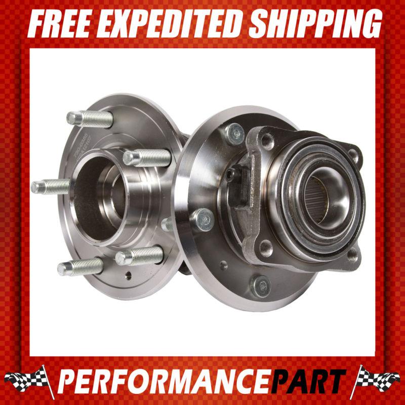 2 new gmb rear left and right wheel hub bearing assembly pair w/ abs 730-0385