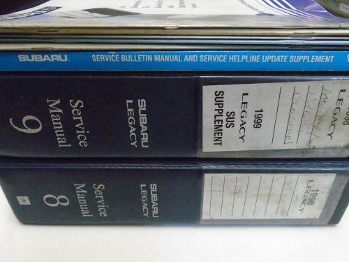 1998 subaru legacy service repair shop manual 8 volume set factory oem books