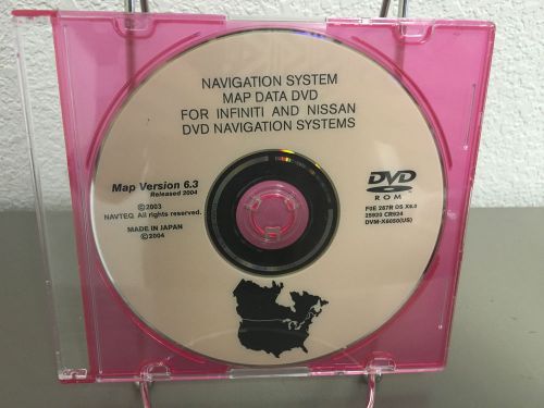 2002 2003 2004 2005 2006 infiniti nissan navigation dvd ver. 6.3 25920 cr924