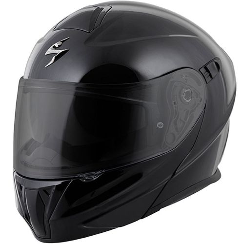 Scorpion men&#039;s exo-gt920 solid modular motorcycle helmet gloss black xxxl