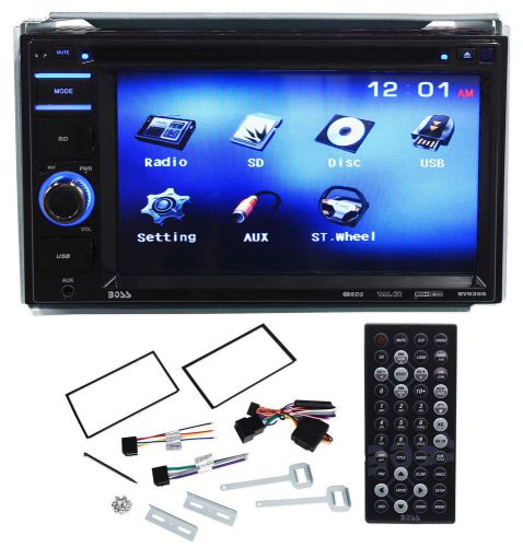 Boss bv9356 6.2&#034; double din car monitor dvd/usb/sd player radio receiver