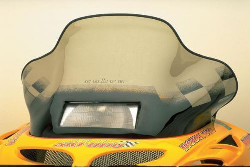 Powermadd - 13130 - cobra windshield, 15.5in. - tint with checks