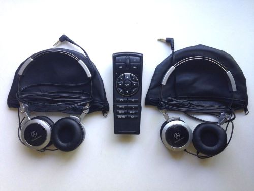 2006-2008 mercedes-benz headphone dvd remote control gl ml r g class set oem #4