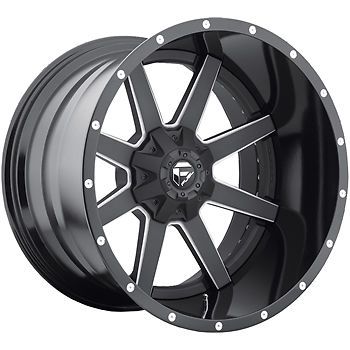 D26220008247 20x10 8x6.5 (8x165.1) wheels rims black -19 offset alloy 8 spoke