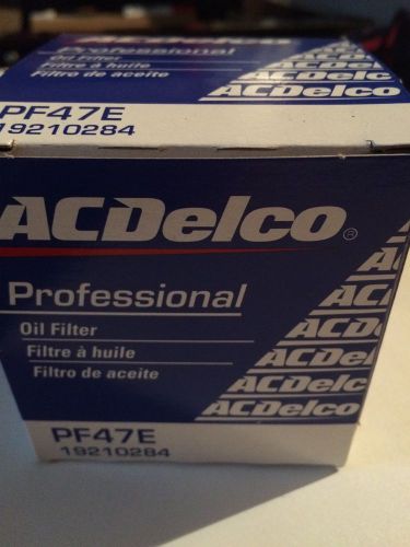 Four ac delco pf47e oil filters