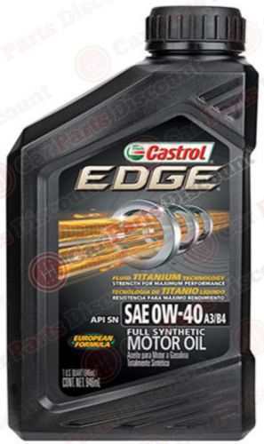 New castrol edge engine oil - 0w-40 synthetic (1 quart), 06518