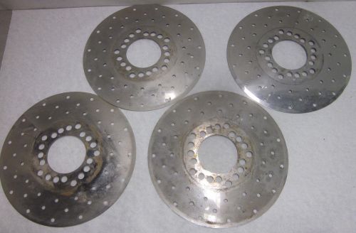 Unversial stainless cross drilled brake dust shields jdm custom j10576