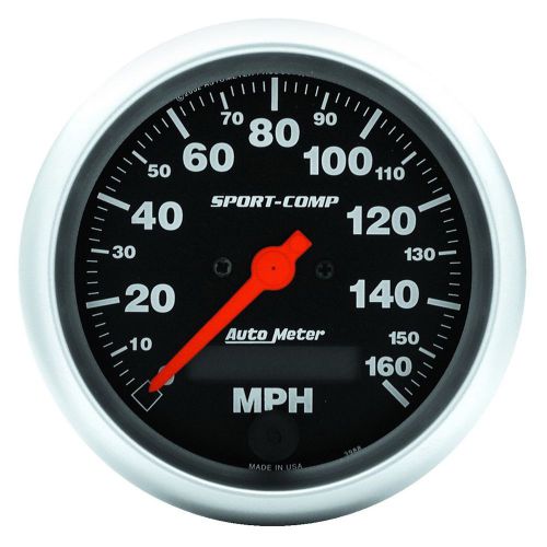 Auto meter 3988 sport-comp; electric programmable speedometer