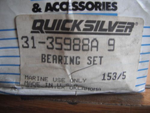 Quicksilver bearing set 31-35988a 9 mercury/mercruiser
