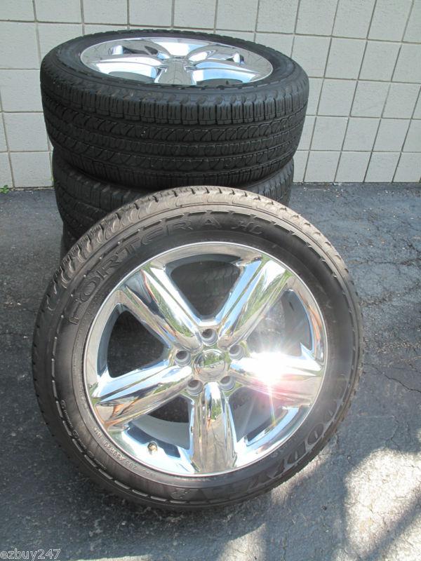 20" dodge durango 2011-13 jeep grand cherokee set of four wheels tires 2395 01