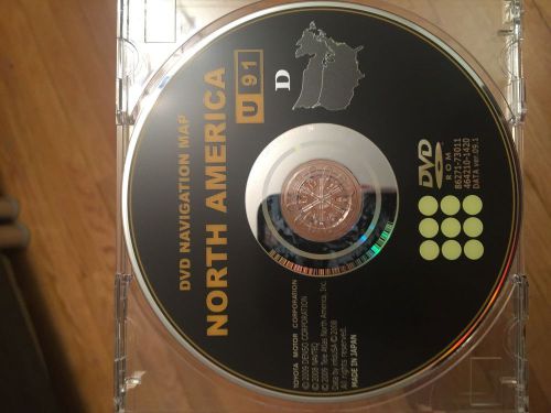 Toyota navigation disc dvd cd map u91 gps navagation disk (no returns, used)