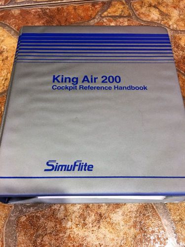 Simuflite king air 200 cockpit reference manual