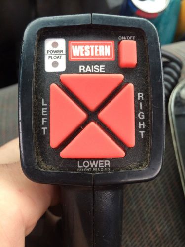 Western handheld snowplow controller