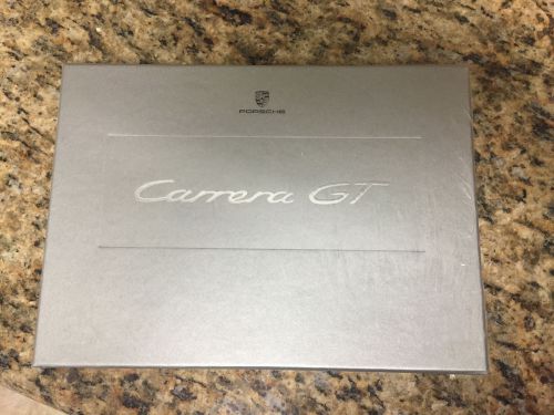 2004 2005 porsche carrera gt owners collectors hardcover book + outer box