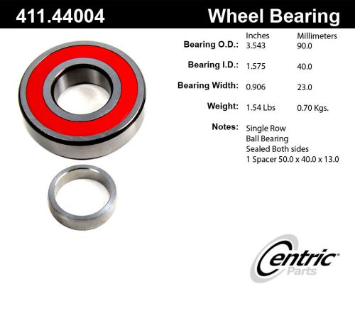 Axle shaft bearing-c-tek standard centric 411.44004e fits 69-95 toyota pickup