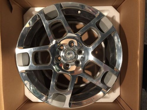 Dodge viper factory polished rims oem w/center caps wheels