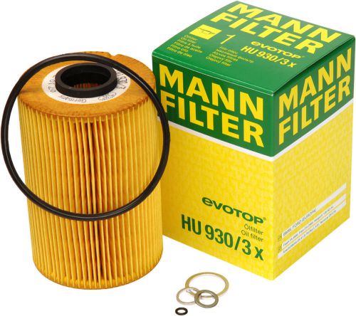 Mann-filter hu930/3x engine oil filter fits bmw