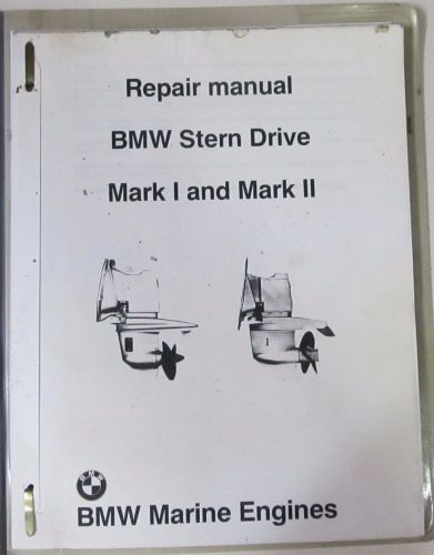 Bmw marine stern drive mark i 1 mark ii 2 service repair manual 01502128186
