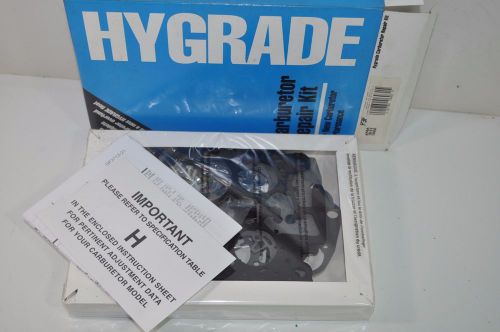 Hygrade 1633 carburetor repair service kit rochester 4brl 4mv m4mc m4me m4mea