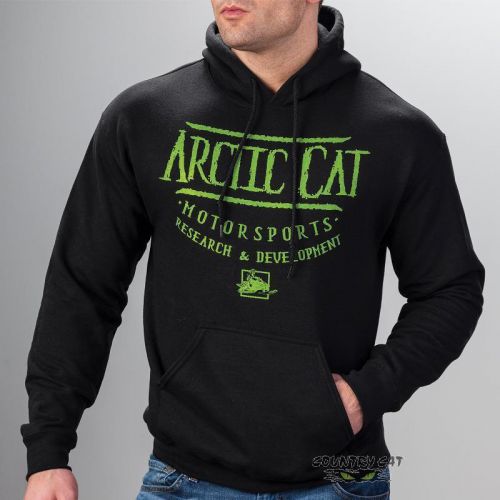 Arctic cat men&#039;s motorsports research &amp; development hoodie - black - 5279-42_