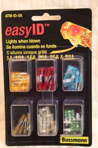 Cooper bussmann atm-id-sk easyid fuse kit 18-piece brand new!