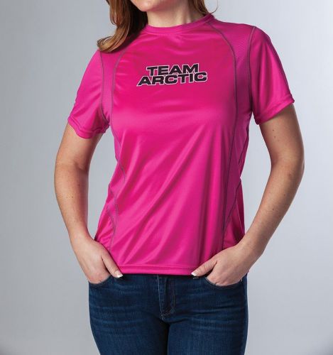Women&#039;s team arctic cat pink t-shirt ~ large ~ 5263-634
