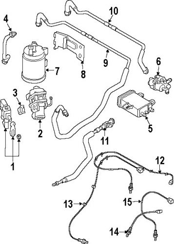 Mazda aj5918861c genuine oem oxygen sensor