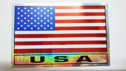 Usa american stars flag reflective striped decal stickers die-cut decorative new