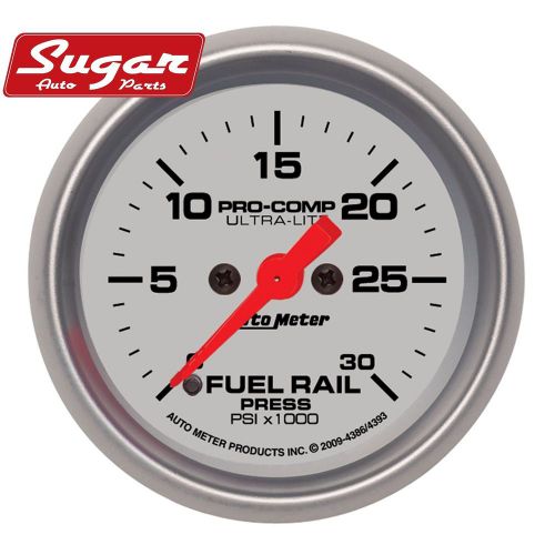 Auto meter 4393 ultra-lite; fuel rail pressure gauge