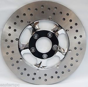 Epc creations 5 chrome 11.8&#034; front brake rotor harley bagger touring