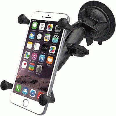 New ram mount ram-b-166-un10 ram suction mount, x-grip 5 phablets