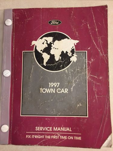 1997 town car lincoln service shop repair manual 97 ford dealership factory