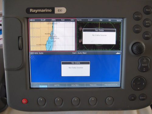Raymarine radar/chart plotter display w module