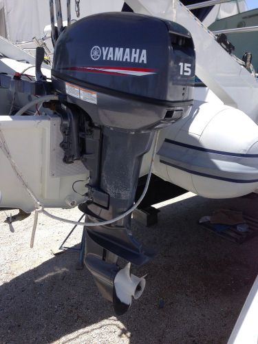 Yamaha 2 stroke 15 hp outboard motor short shaft