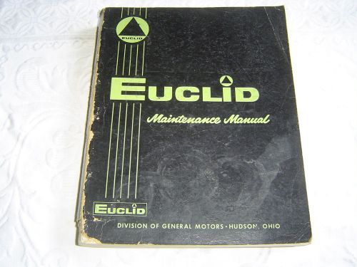Gmc euclid 10 11 12 13ld rear dump trucks maintenance shop repair service manual